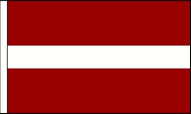 Latvia Hand Waving Flags